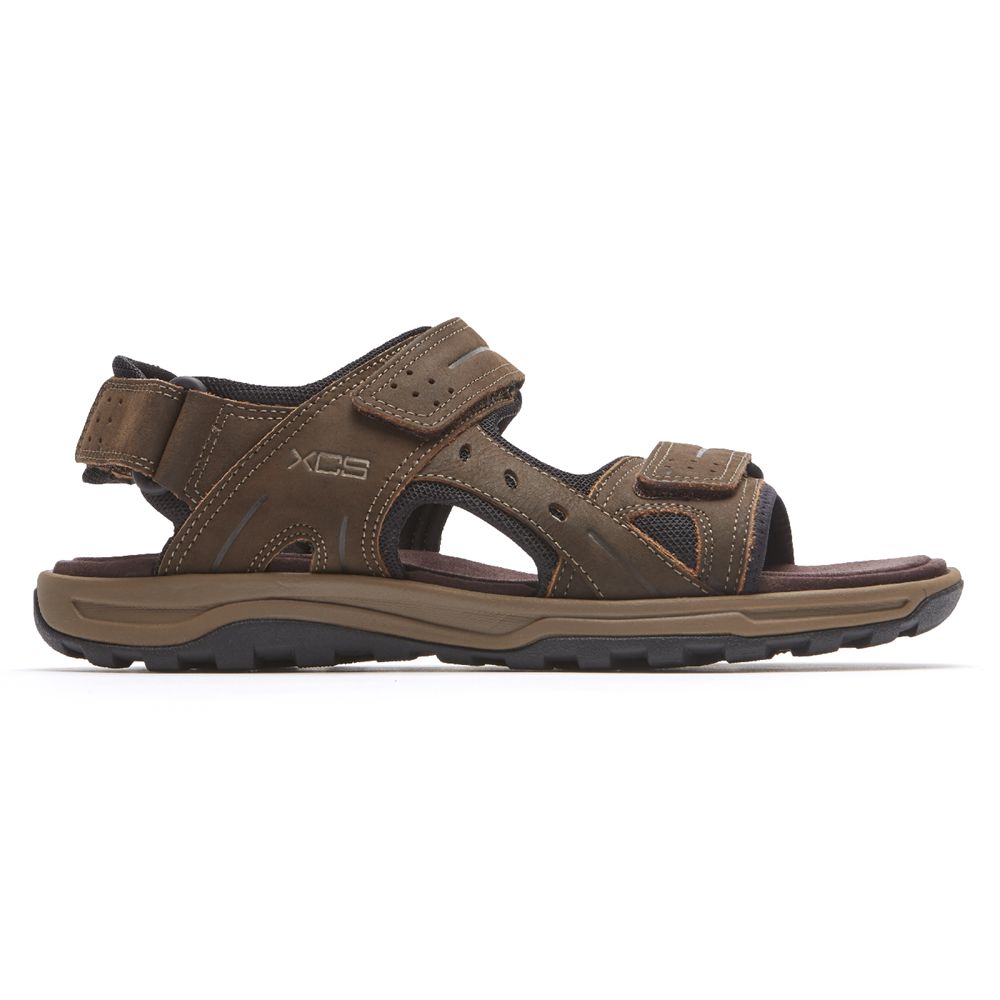 Rockport Xcs Trail Technique Adjustable - Mens Sandals - Brown - NZ (DEJ-134792)